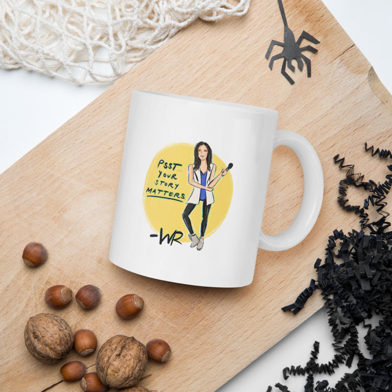 GLOSSY MUG - YOUR STORY MATTERS. WHITNEY REYNOLDS