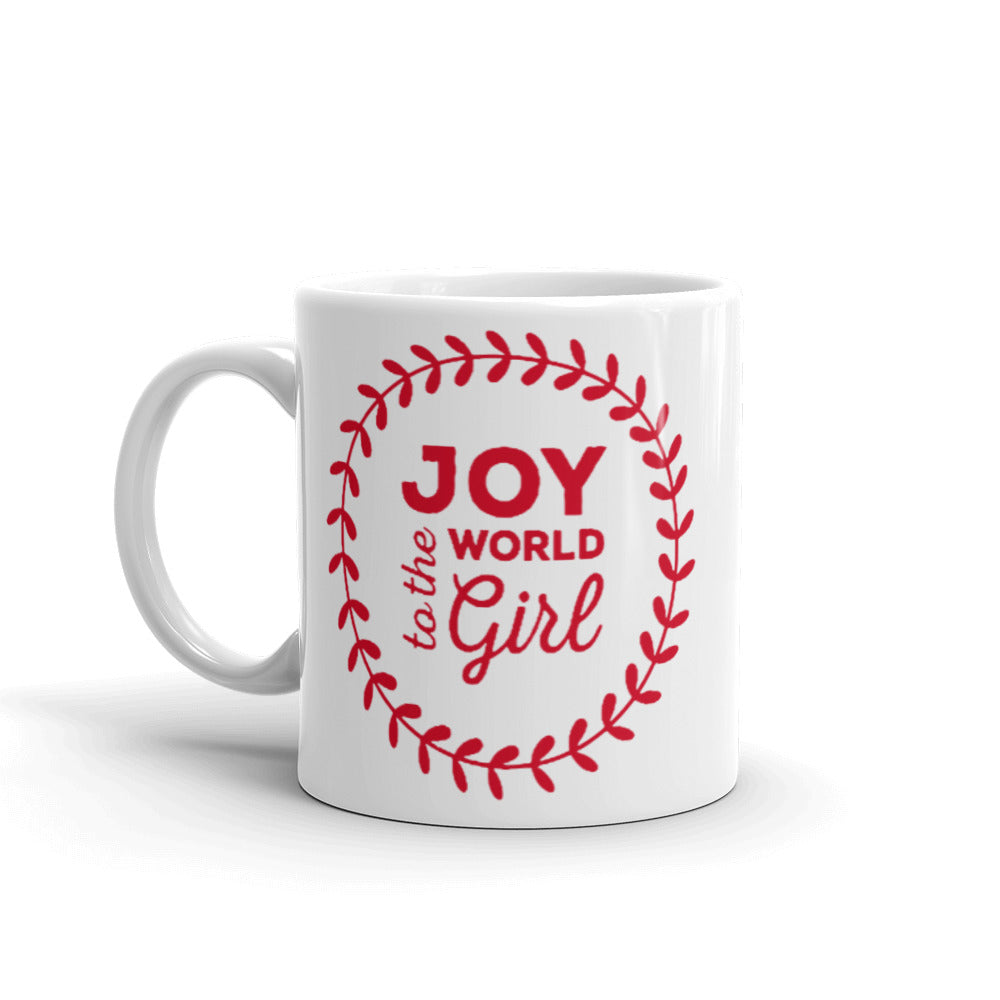 GLOSSY MUG - JOY TO THE WORLD GIRL