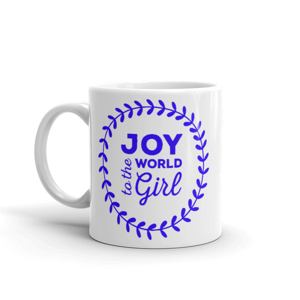 GLOSSY MUG - JOY TO THE WORLD GIRL