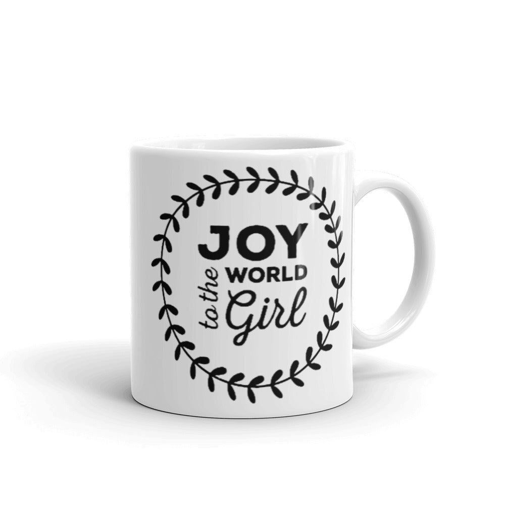 Joyful design on a girl's mug -girlstronginc.com