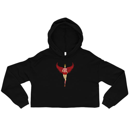 corrin black crop hoodies