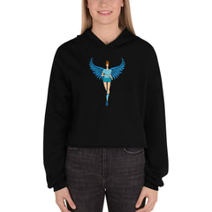 BEST FIT, BEST FEEL FLEECE CROP HOODIE - OLGA