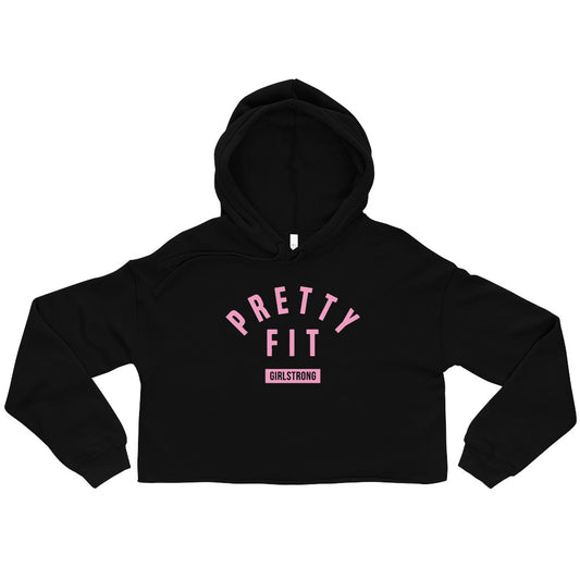 pretty fit girlstrong black hoodie