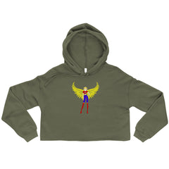 BEST FIT, BEST FEEL FLEECE CROP HOODIE - CANDACE