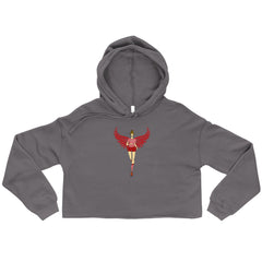 BEST FIT, BEST FEEL FLEECE CROP HOODIE -  CORRIN