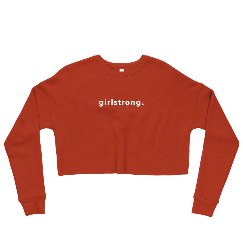 girlstrong crop sweatshirt
