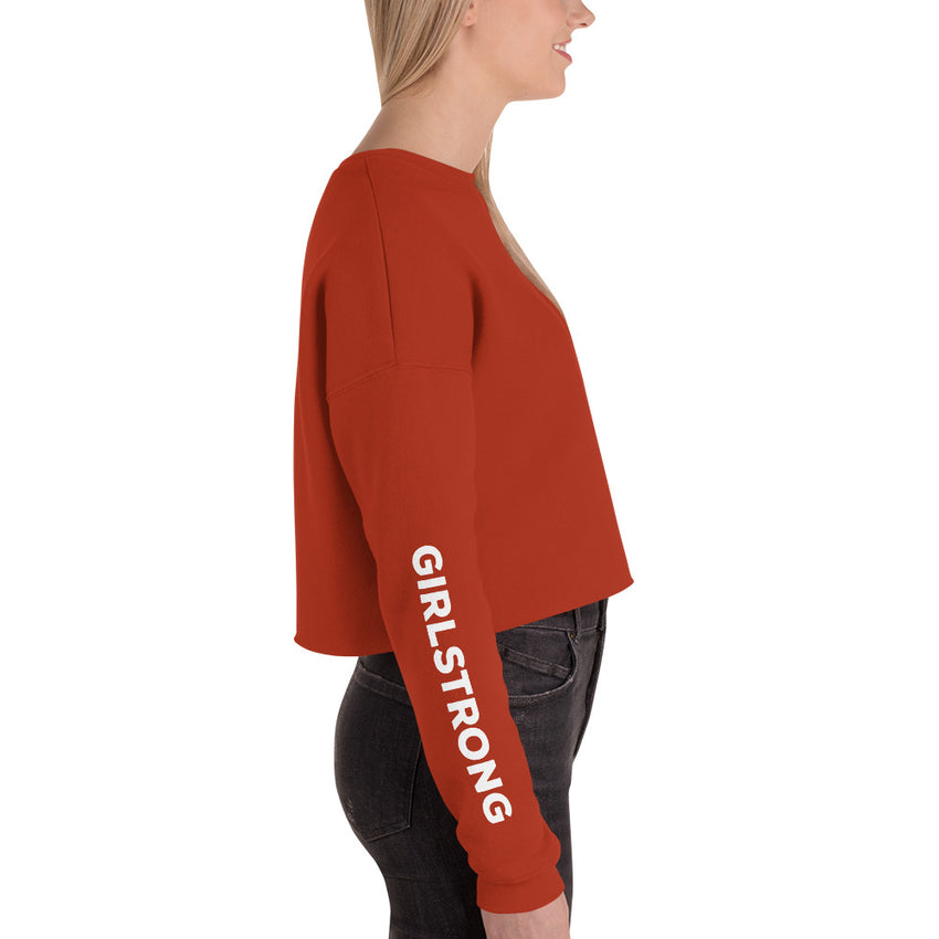 BEST FIT, BEST FEEL FLEECE CROP SWEATSHIRT