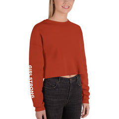 girlstrong crop sweatshirt 