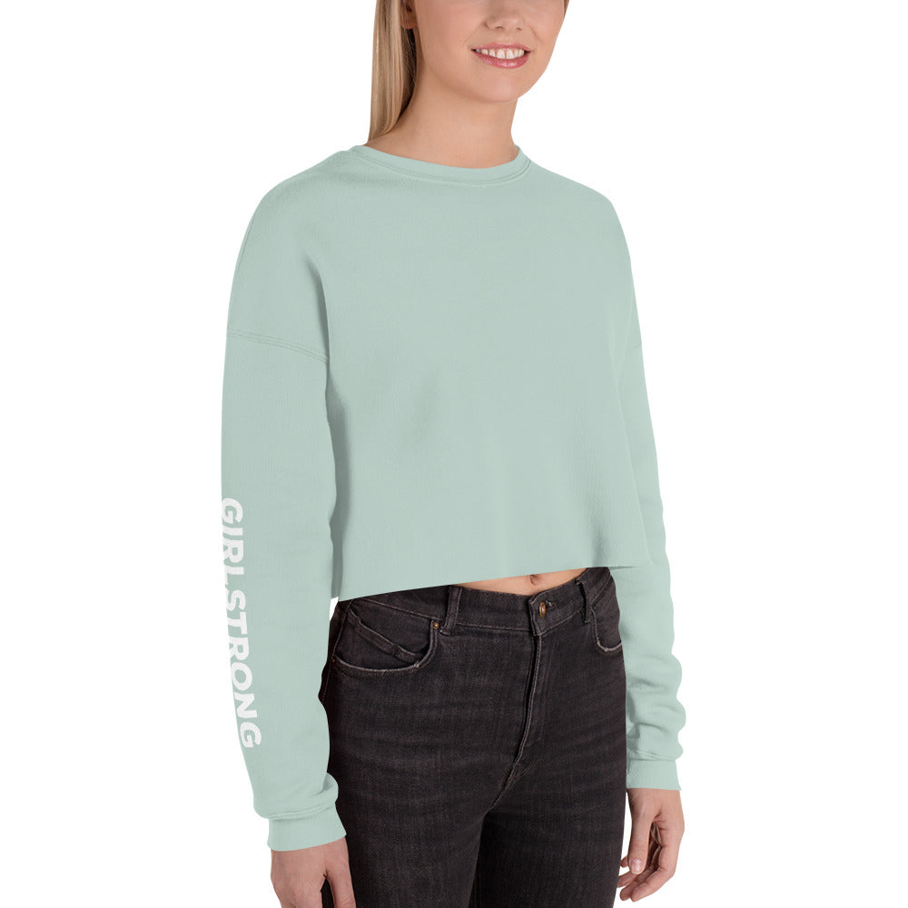 girlstrong crop sweatshirt