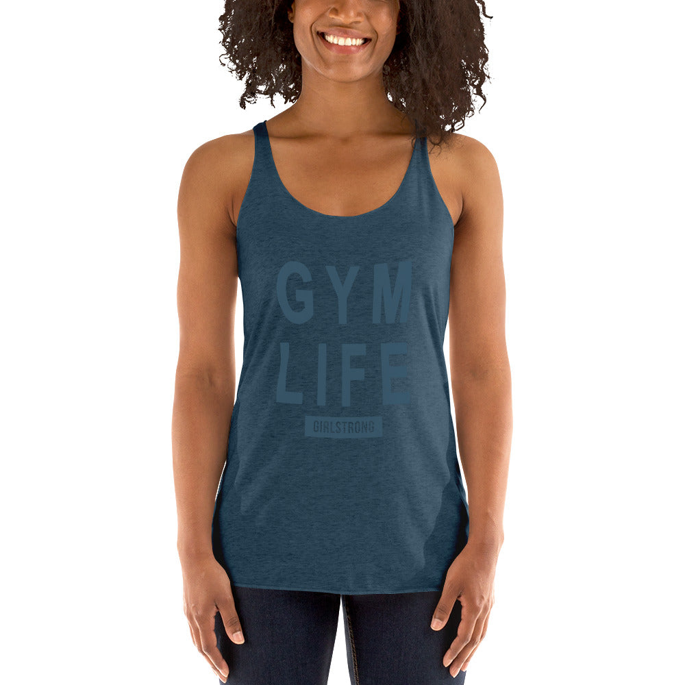 ELEVATED SCULPT RACERBACK INDIGO TANK TOP FOR WOMEN - GYM LIFE