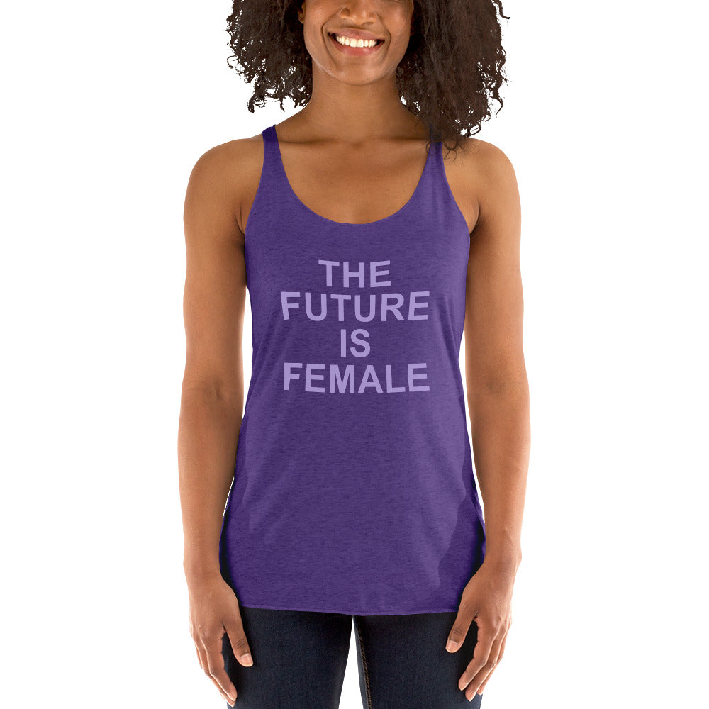 ELEVATED SCULPT RACERBACK TANK PURPLE