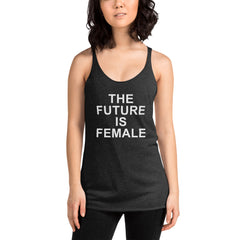ELEVATED TRIBLEND RACERBACK TANK BLACK