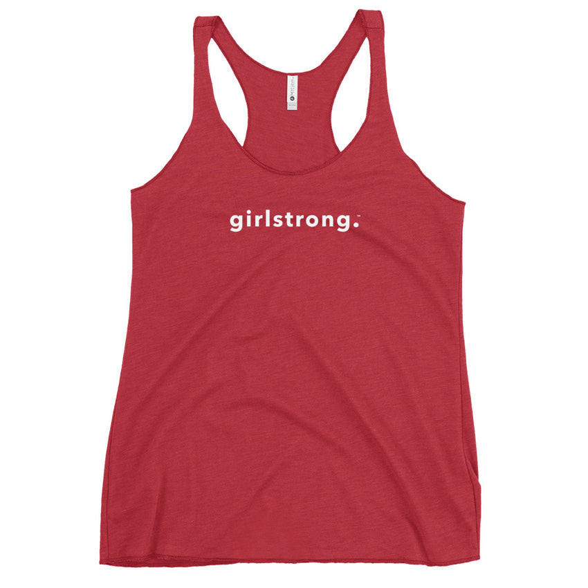 ELEVATED TRIBLEND RACERBACK TANK RED