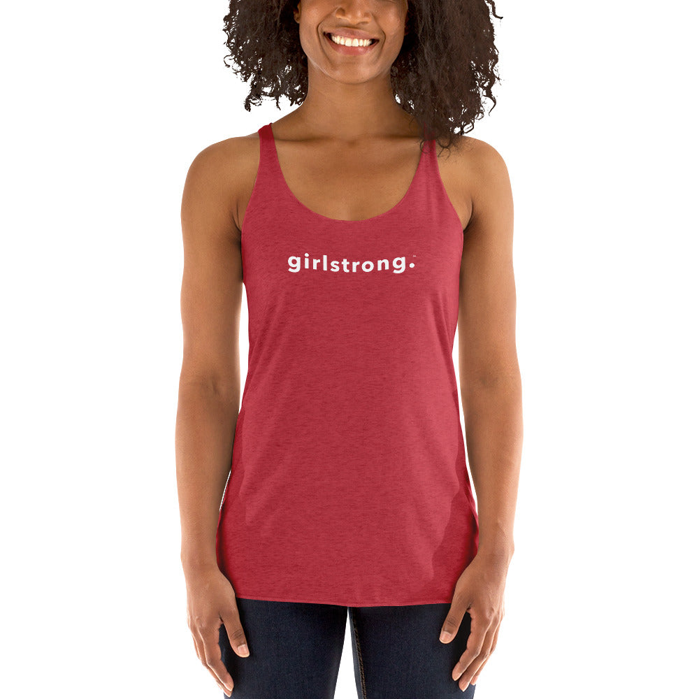ELEVATED TRIBLEND RACERBACK TANK RED