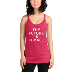ELEVATED TRIBLEND RACERBACK TANK PINK