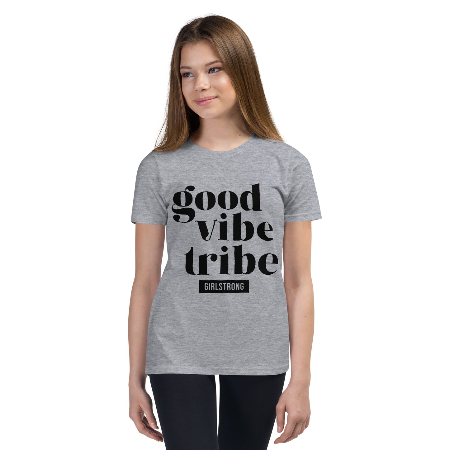 PRINCESS EMPOWERMENT TEE - GOOD VIBE TRIBE HEATHER GREY