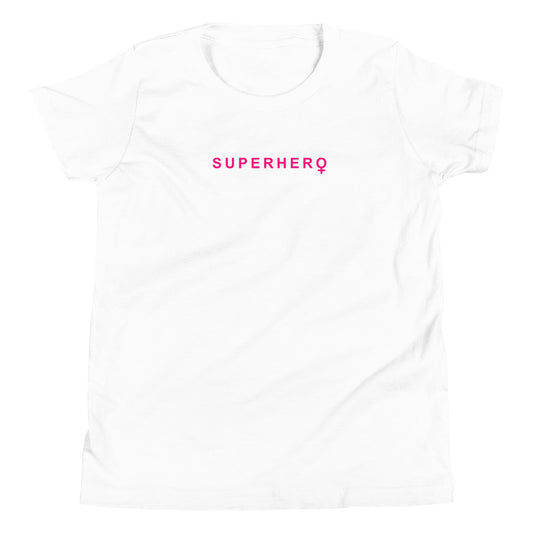 Printed Superhero Tee for Kids -girlstronginc.com