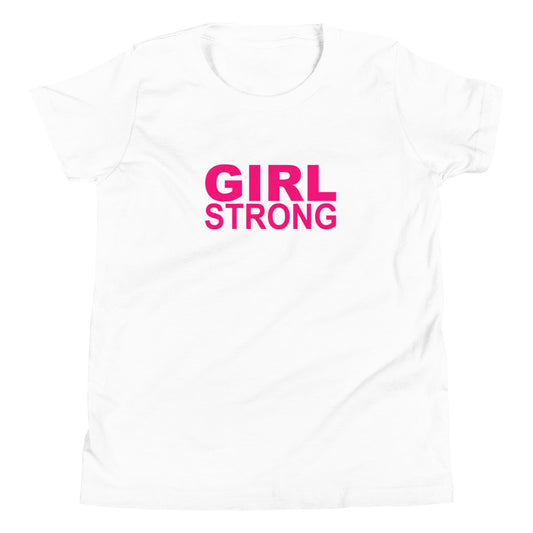 Empowering fashion trend - girls strong print tee-girlstronginc.com